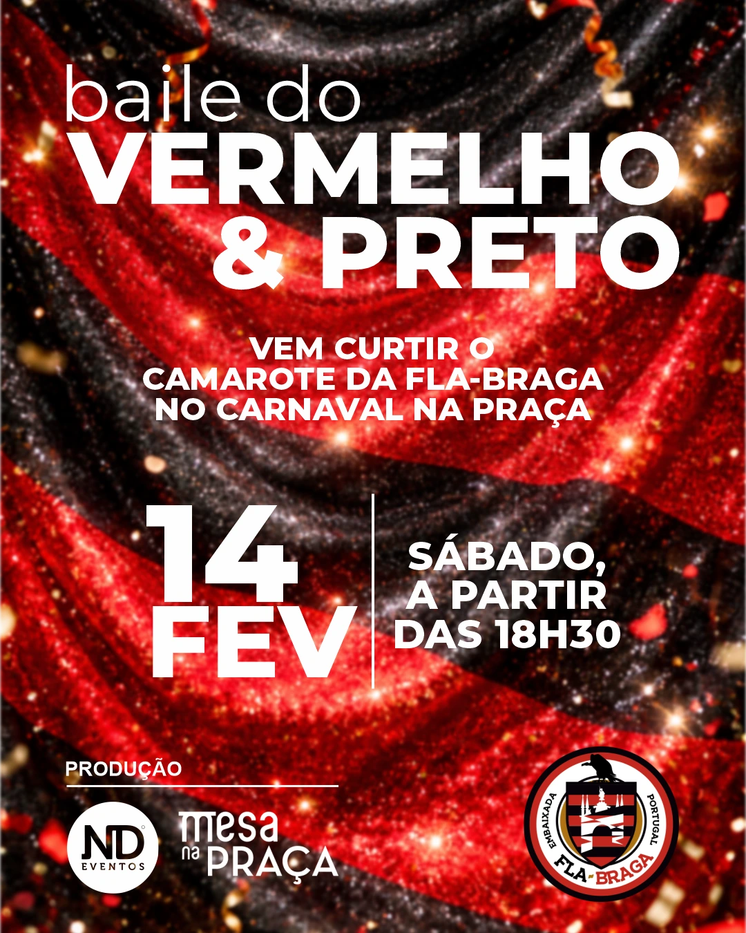 Fla-Braga - Chamada Baile - Card 1