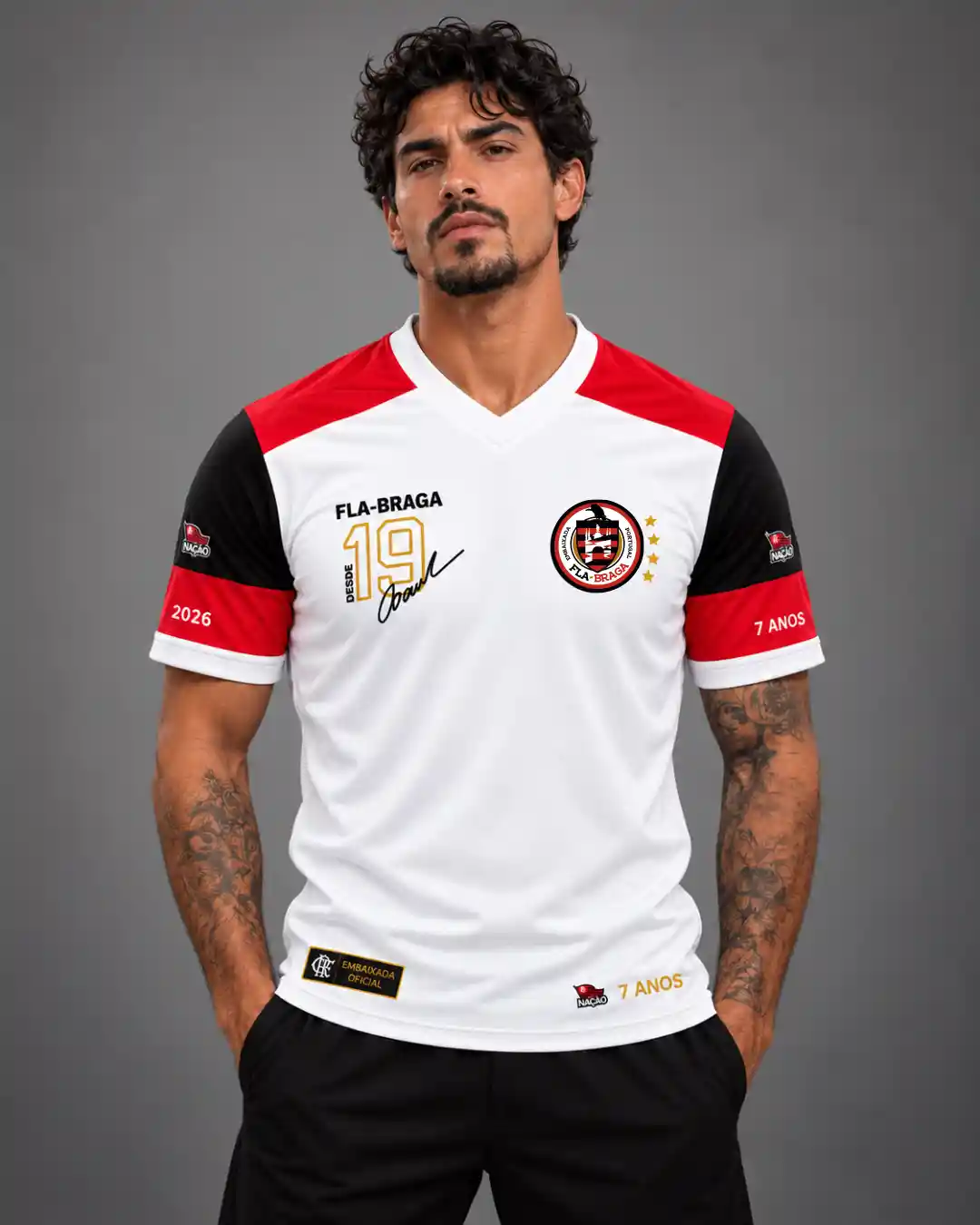 Camisa Fla-Braga 2026 – Edição Especial Raul Plassmann | Pré-venda - Imagem 2